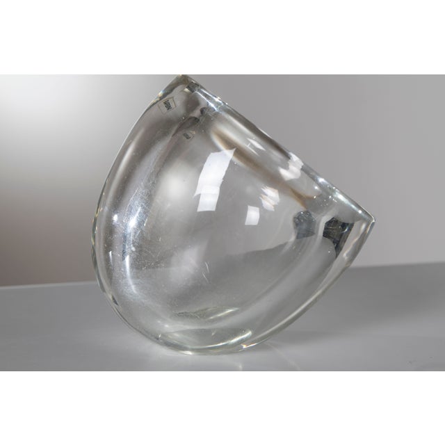Sculptural Clear Glass Vase by Alfredo Barbini, Italy, 1960 For Sale - Image 8 of 10