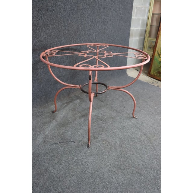 Salmon Garden Table Base Chairish