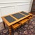 Classic English Writing Desk Black Leather For Sale - Image 13 of 18