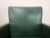 Wood Art Deco Club Chairs in Walnut and Green Eco-Leather, 1940, Set of 2 For Sale - Image 7 of 18