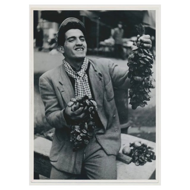 Man, 1950s, Black and White Photograph For Sale