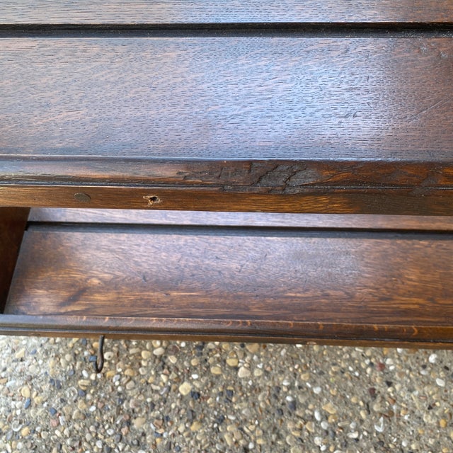 Brown Vintage Wooden Wall Mount Plate Rack or Display Shelf For Sale - Image 8 of 12