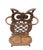 A vintage cast iron umbrella stand. Expertly cast in the form of a wide-eyed owl, this piece combines folk-art whimsy with...