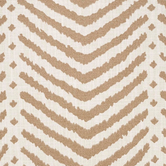 Contemporary SAMPLE - Schumacher La Jolla Indoor/Outdoor Fabric In Wheat For Sale - Image 3 of 4
