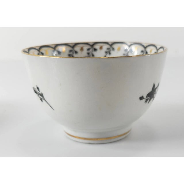 18th Century English Porcelain Teacup and Saucer Attributed to Derby- 2 Pieces For Sale - Image 12 of 13