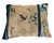 Chinese Custom Made Lumbar Pillow W/Antique Chinese Rug Fragment 13.5 "W For Sale - Image 3 of 7