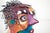 Listed Artist Bill Hickman Handmade Metal Postmodern Abstract Mask, Late 1990s For Sale - Image 9 of 11