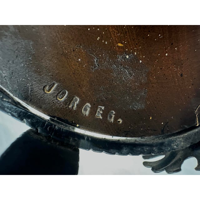 Vintage Chandelier, Spanish Revival, Custom Made, Wrought Iron / Wood For Sale - Image 4 of 8