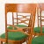 Mid-Century Modern Italian Chairs in Walnut and Wool, 1950s, Set of 6 For Sale - Image 12 of 18