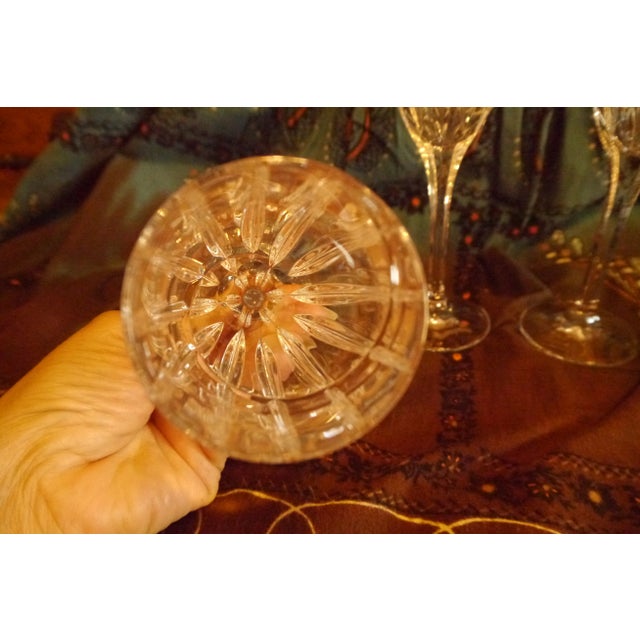 Mikasa Vintage Uptown Mikasa Clear Crystal Wine Glasses- Set of 3 For Sale - Image 4 of 9