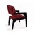 Arches Dining Chair in Cherry Red Cotton Velvet from Insidherland For Sale - Image 4 of 8