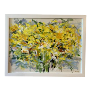 Contemporary Abstract Floral Painting