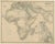 Antique Map of the African Continent with Inset of the Nile River Delta, 1870 For Sale - Image 5 of 5