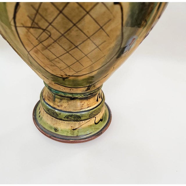 Large Ceramic Vase from Niek Hoogland, 1994 For Sale - Image 3 of 8