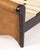 Tan Rattan and Ebonized Wood Queen Sleigh Bed Frame For Sale - Image 8 of 11