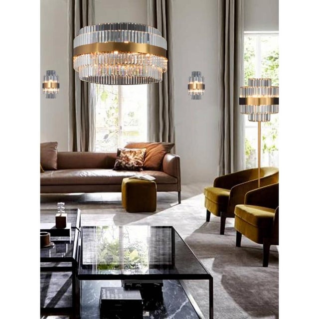 Collection Minerva Wall Lamp in Metal and Crystal by Jago For Sale - Image 15 of 17
