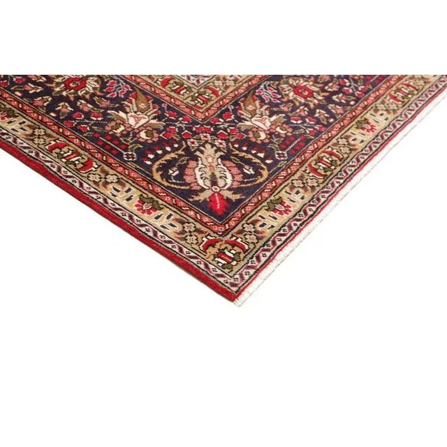 Middle Eastern Hand-Knotted Tabriz Rug For Sale - Image 5 of 11