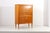 Italian Cabinet in Birdseye Maple, 1950s and mirrored interior and inside lighting. The shapes and form language so as the...