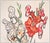 Salvador Dalí Late 20th Century Gladiolus Cum Aurium Corymbo Expectantium Surreal Red Drypoint Etching and Heliogravure Salvador Dalí For Sale - Image 4 of 7
