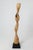Still Stand Abstract Wood Sculpture in Walnut by Logniture For Sale - Image 4 of 10