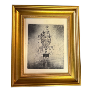 1970’s Vintage Print of “Prickle, the Clown” by Paul Klee