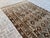 Textile Afghan Ghalmori Maimana Kilim Rug 8x14 Ft, Handwoven Brown Gray Blue Bordered Flatweave, Large Tribal Area Rug For Sale - Image 7 of 15