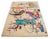 Textile 1980s Kandinsky - Accompanied Center - Inspired Hand Knotted Area - Wall Rug- 3′7″ × 5′ For Sale - Image 7 of 18