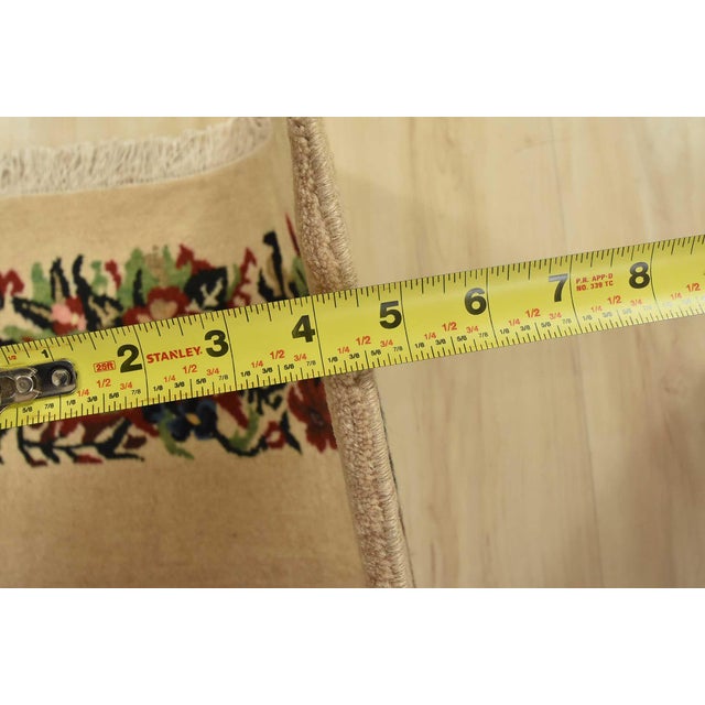 Bakhtiari Rug 4’5” X 6’7” Beige Wool Vintage Traditional Hand-Knotted Carpet For Sale - Image 10 of 12