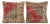 Turkish Oushak Rug Pillow Cover 24'' X 24'' - Set of Two For Sale