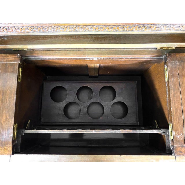 1960s George Zee & Co Style Mahogany Dry Bar For Sale In Providence - Image 6 of 14