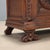 Brown Walnut Chest with Baroque Carvings For Sale - Image 8 of 12
