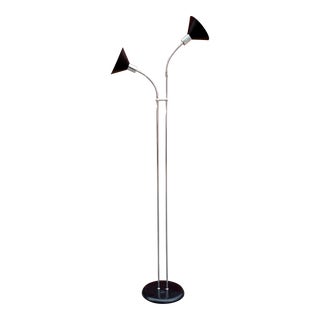 Vintage Danish Chrome Floor Lamp Belgium For Sale