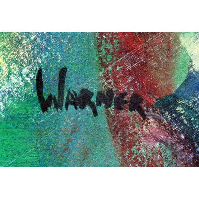 Abstract Three Nudes, Dancers Fauvist Figurative by Doris Ann Warner For Sale - Image 3 of 3