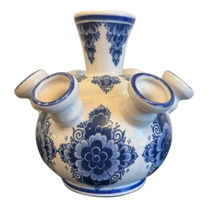 Vintage Delfts Jasmijn Holland Tulip Vase