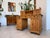 Rustic Gründerzeit (late 19th-century) writing desk/secretary, softwood. Dimensions: Height x Width x Depth 111 x 132 x 68...