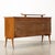 Vintage Sideboard in Cherry Veneer & Glass, Italy, 1950s For Sale - Image 11 of 12