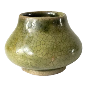 18th Century Chinese Yaozhou or South East Asian Green Celadon Brush Coupe
