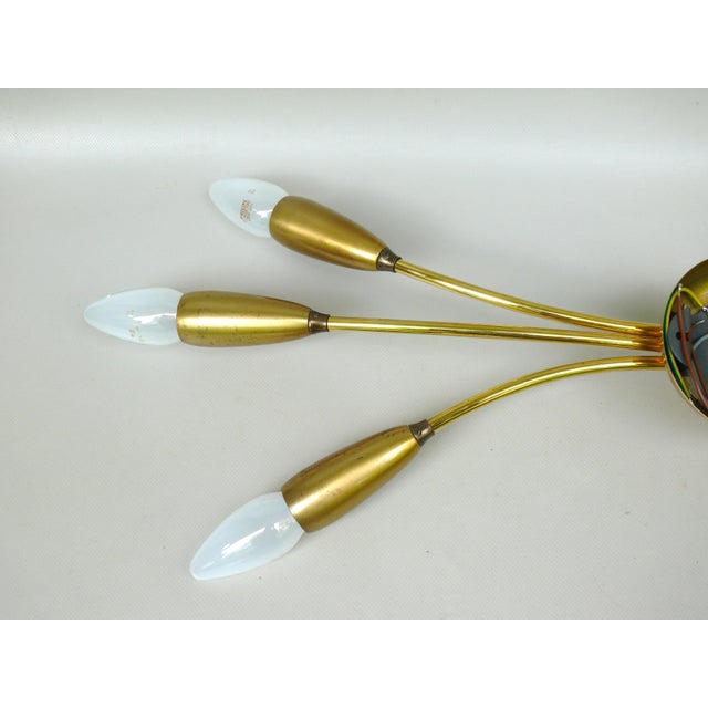 Vintage Wall Lights in Brass, 1950s, Set of 2 For Sale - Image 12 of 18