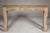 Cream Mughal Style Whitewash Console Table with Foliage Carved Apron and Legs For Sale - Image 8 of 12