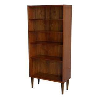 Danish Teak Bookcase Display in Style of Poul Hundevad Shelf Mid Century Modern Denmark For Sale