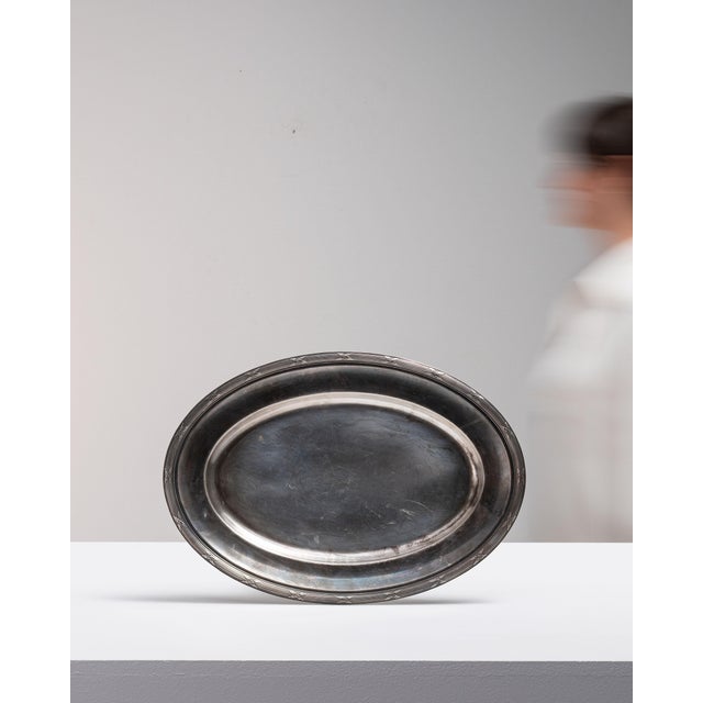 Mid 20th Century France Gray Silver Plate For Sale - Image 14 of 15