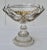 Glass Antique Bohemian Unsigned Moser Cut Crystal Compote Bowl W/Gold Details For Sale - Image 7 of 12