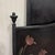 Early 21st Century Vintage Hand-Painted King-Size Metal Bed For Sale - Image 5 of 7