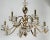 Transitional 1960s Traditional 12-Arm Polished Brass Chandelier For Sale - Image 3 of 11