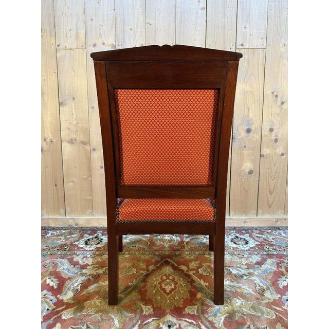 Empire Armchair in Mahogany with Saber Legs For Sale - Image 6 of 8
