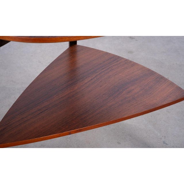 Wood Rosewood Side Table by Holger Georg Jensen, Denmark, 1960s For Sale - Image 7 of 13
