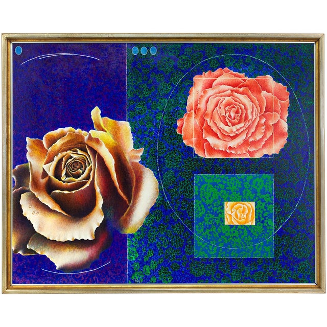 Surrealist Trompe L'oeil, Lush Roses For Sale