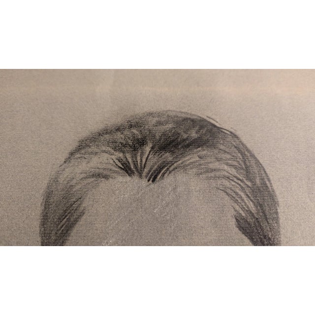 Mid 20th Century Vintage 1965 Framed Matted Portrait Signed by Jo Halght 18"x22" For Sale - Image 5 of 16