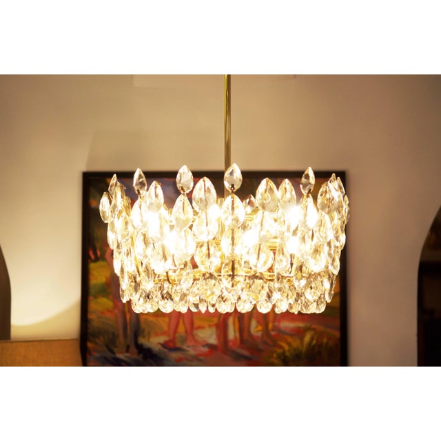 Austrian Cut Crystal Chandelier from Bakalowits & Söhne, 1960s For Sale - Image 4 of 13