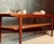 1960s Teak Coffee Table with Rattan Rack, 1960s For Sale - Image 5 of 17